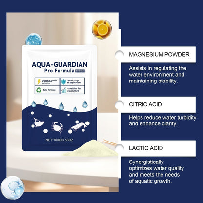 Aqua Guardian Pro Formula Pond Aquarium Water Clarifier Clear Cloudiness - Pack of 5