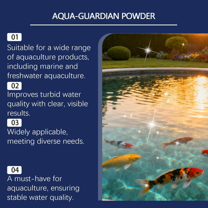 Aqua Guardian Pro Formula Pond Aquarium Water Clarifier Clear Cloudiness - Pack of 5