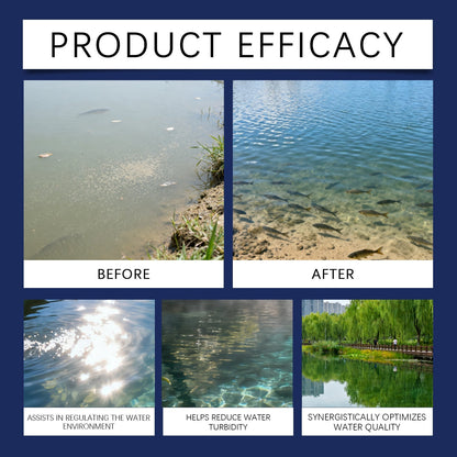 Aqua Guardian Pro Formula Pond Aquarium Water Clarifier Clear Cloudiness - Pack of 5
