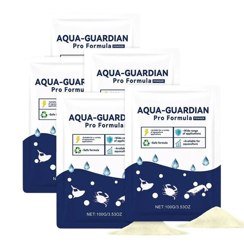Aqua Guardian Pro Formula Pond Aquarium Water Clarifier Clear Cloudiness - Pack of 5